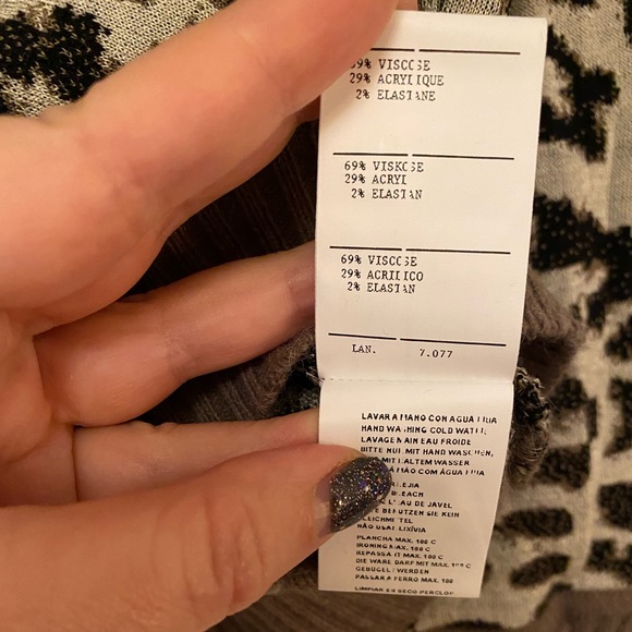 Anthropologie Aldo Martin’s Leopard Sweater - XL - Picture 8 of 9